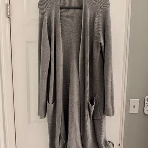 Cyrus Women's Gray Open Front Cardigan